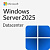 EP2-25167 Microsoft Windows Server Datacenter 2025 64-bit English  1pk Desktop OEI DVD 24 Core